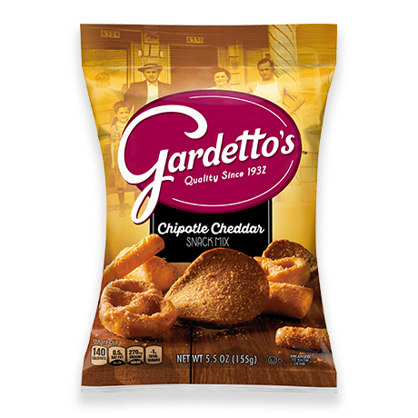 Gardettos Chipotle Cheddar flavor front of pack