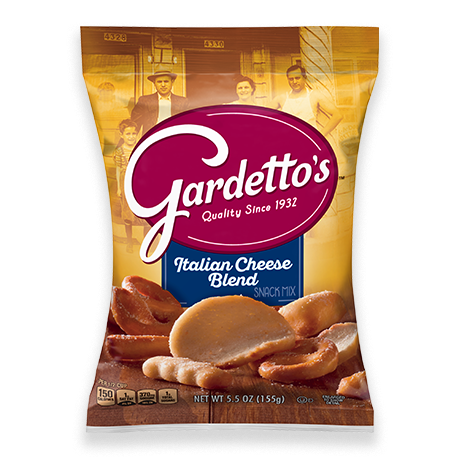 Gardettos Italian Cheese Blend flavor front of pack