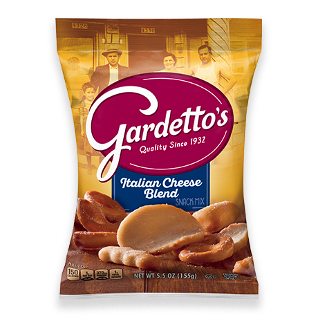 Gardetto's Italian Cheese Blend flavor, front of pack