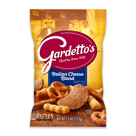 Gardetto's Italian Cheese Blend flavor, front of pack