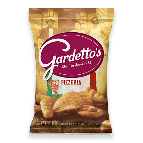 Gardettos Pizzeria flavor front of pack